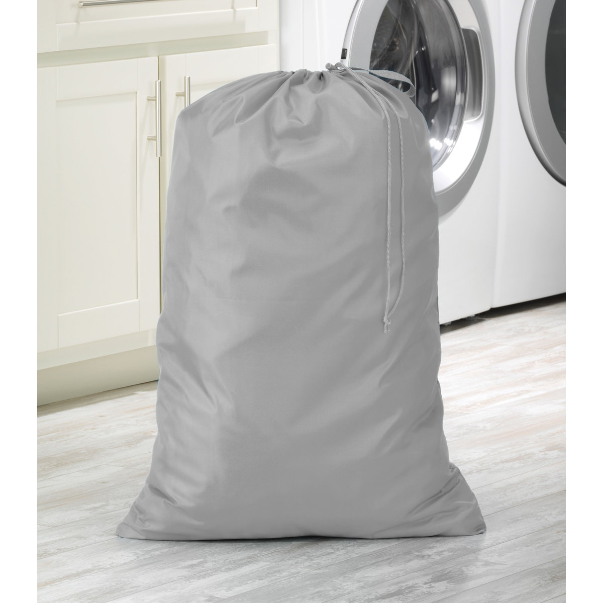 Whitmor Dura-Clean Polyester Laundry Bag - Gray, Turquoise or Black